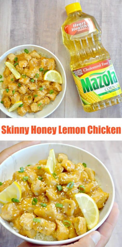 Easy Skinny Honey Lemon Chicken