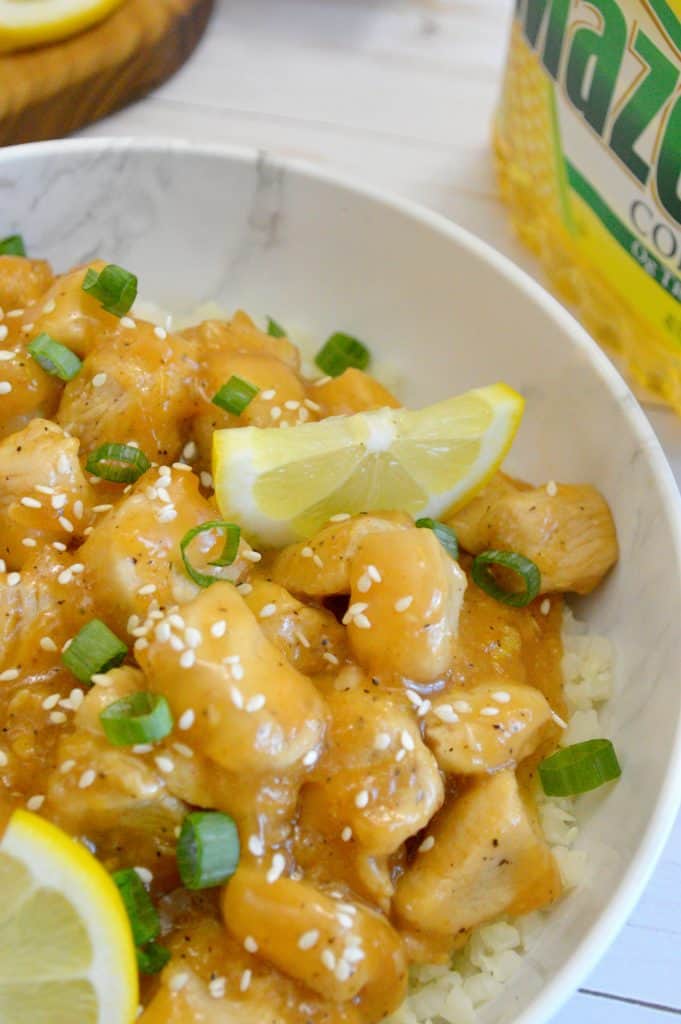 Easy Skinny Honey Lemon Chicken