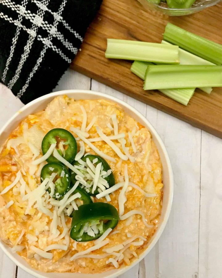 Easy Keto Buffalo Chicken Dip