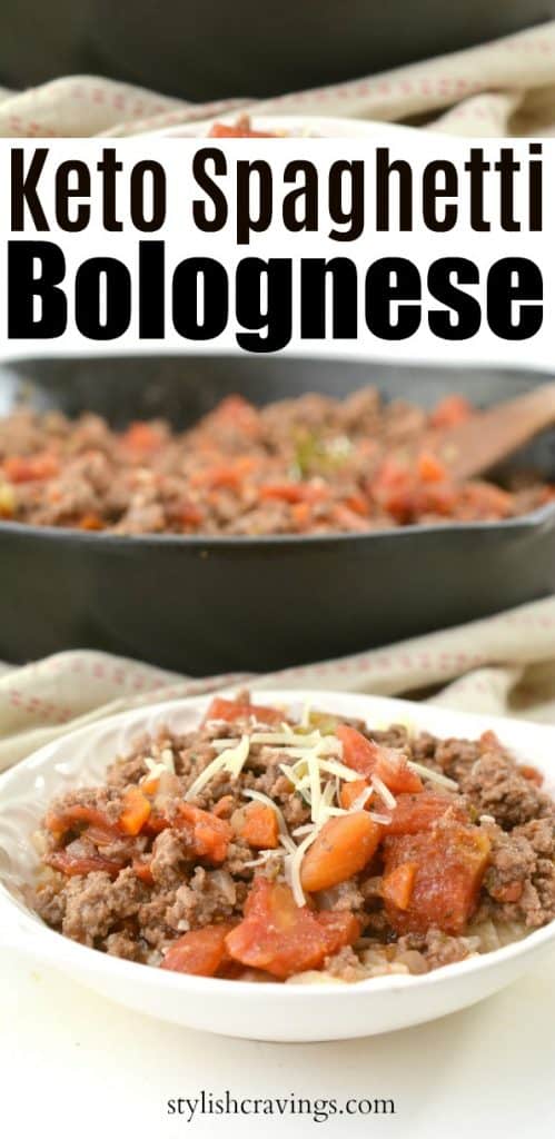 Keto Spaghetti Bolognese