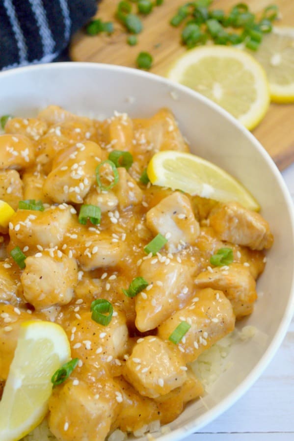 Easy Skinny Honey Lemon Chicken