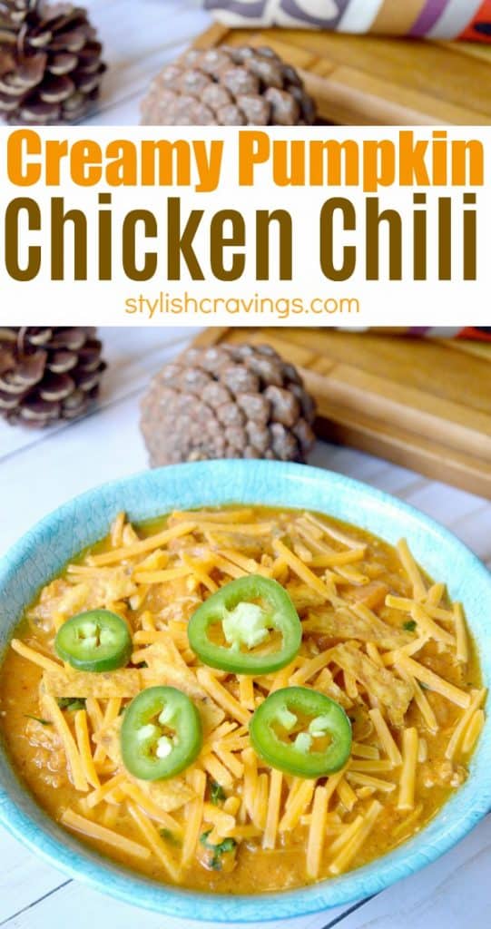 Creamy Pumpkin Chicken Chili