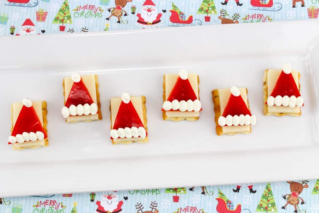 Santa Hat appetizer