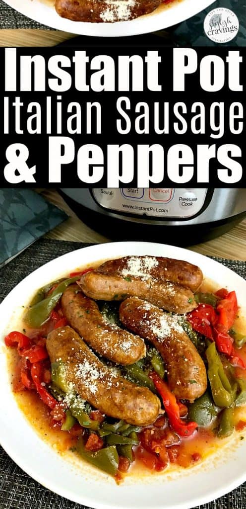 Instant Pot Italian Sausage and Peppers - Stylish Cravings