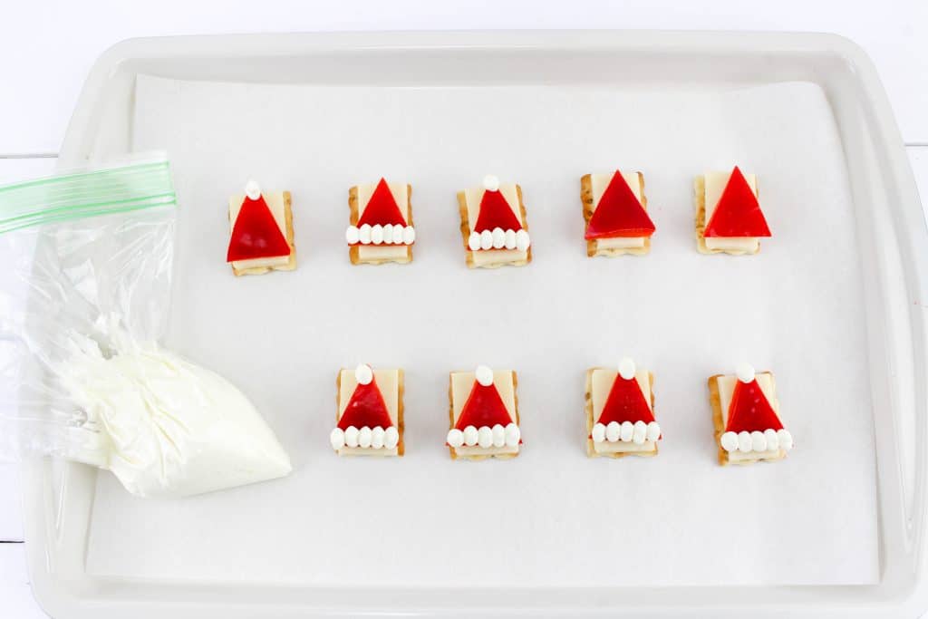 Santa Hat appetizer