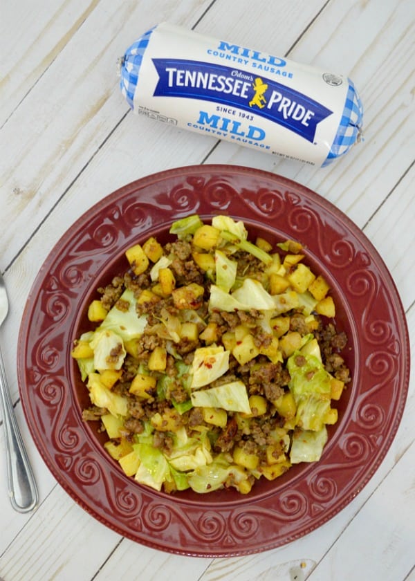 Sausage & Cabbage Potato Hash - Stylish Cravings