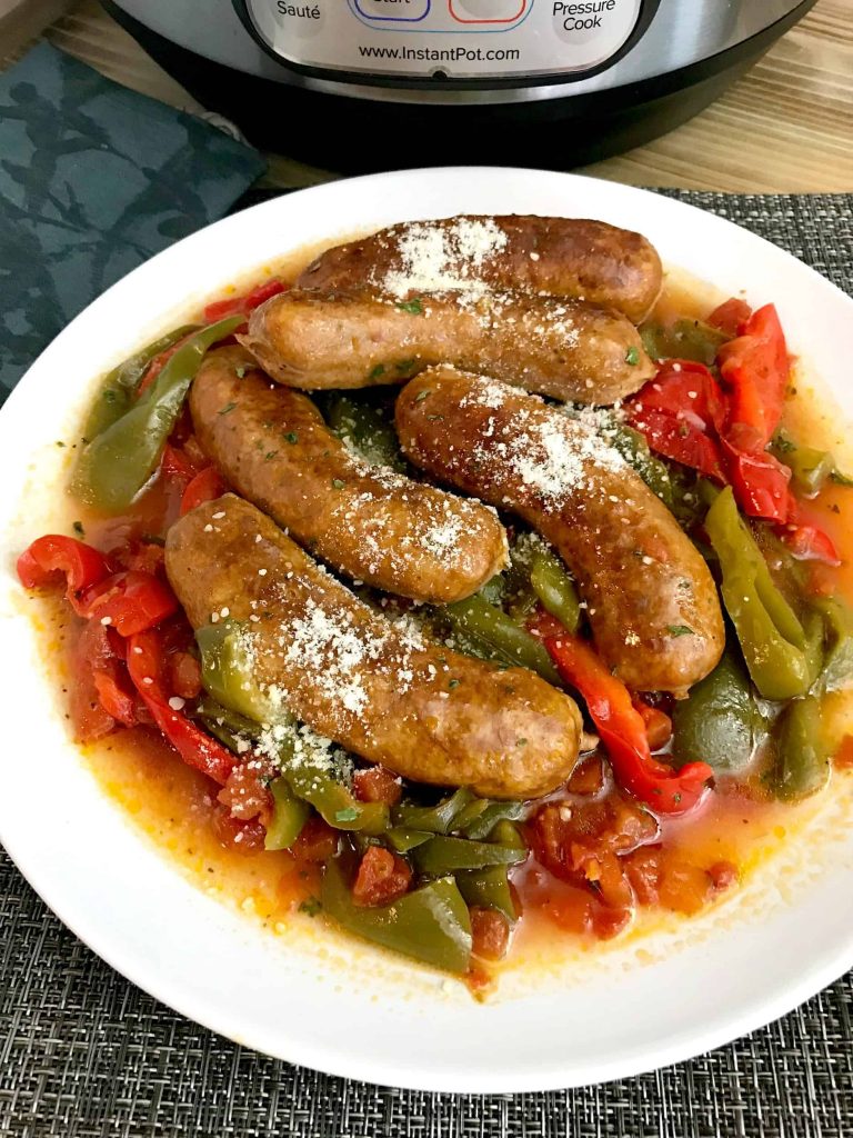 Instant Pot Italian Sausage and Peppers