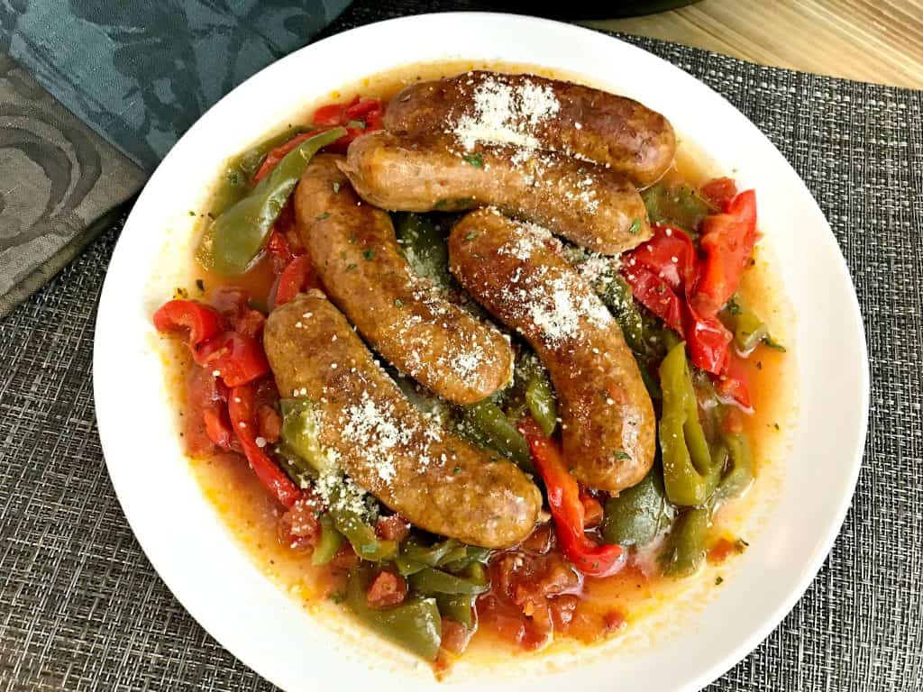 Instant Pot Italian Sausage and Peppers