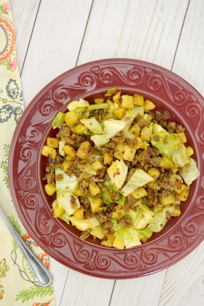 Sausage & Cabbage Potato Hash