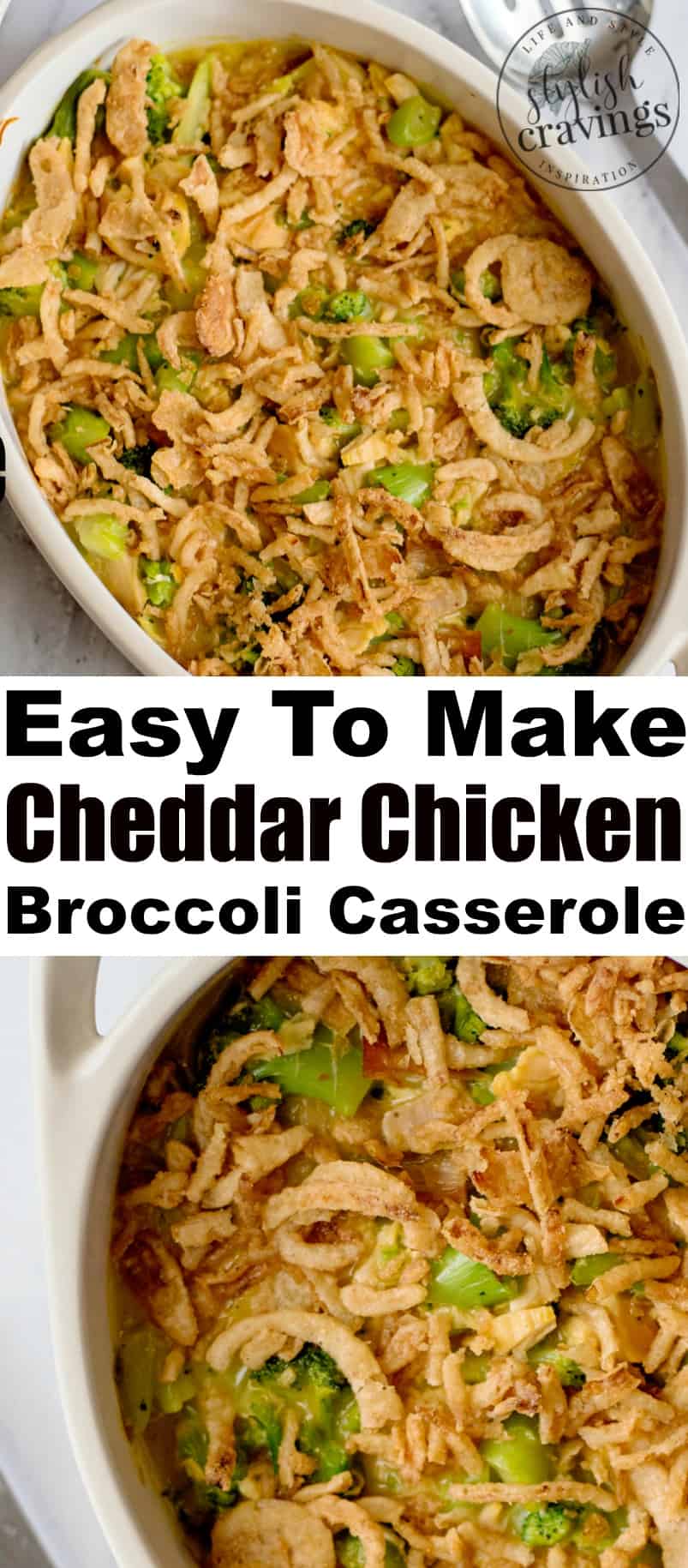 Cheddar Chicken Broccoli Casserole