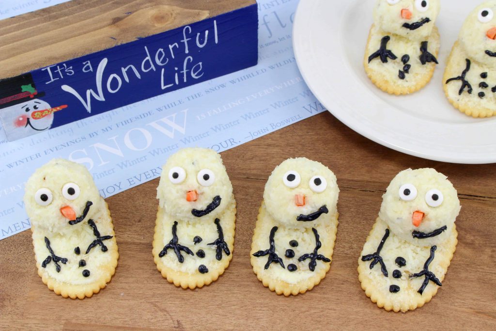 Melting Snowman Cheeseball