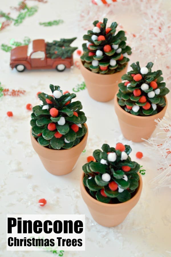 Pinecone Christmas Trees