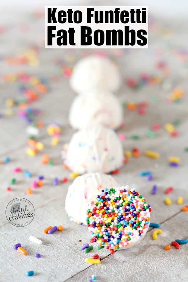 Keto Funfetti Fat Bombs