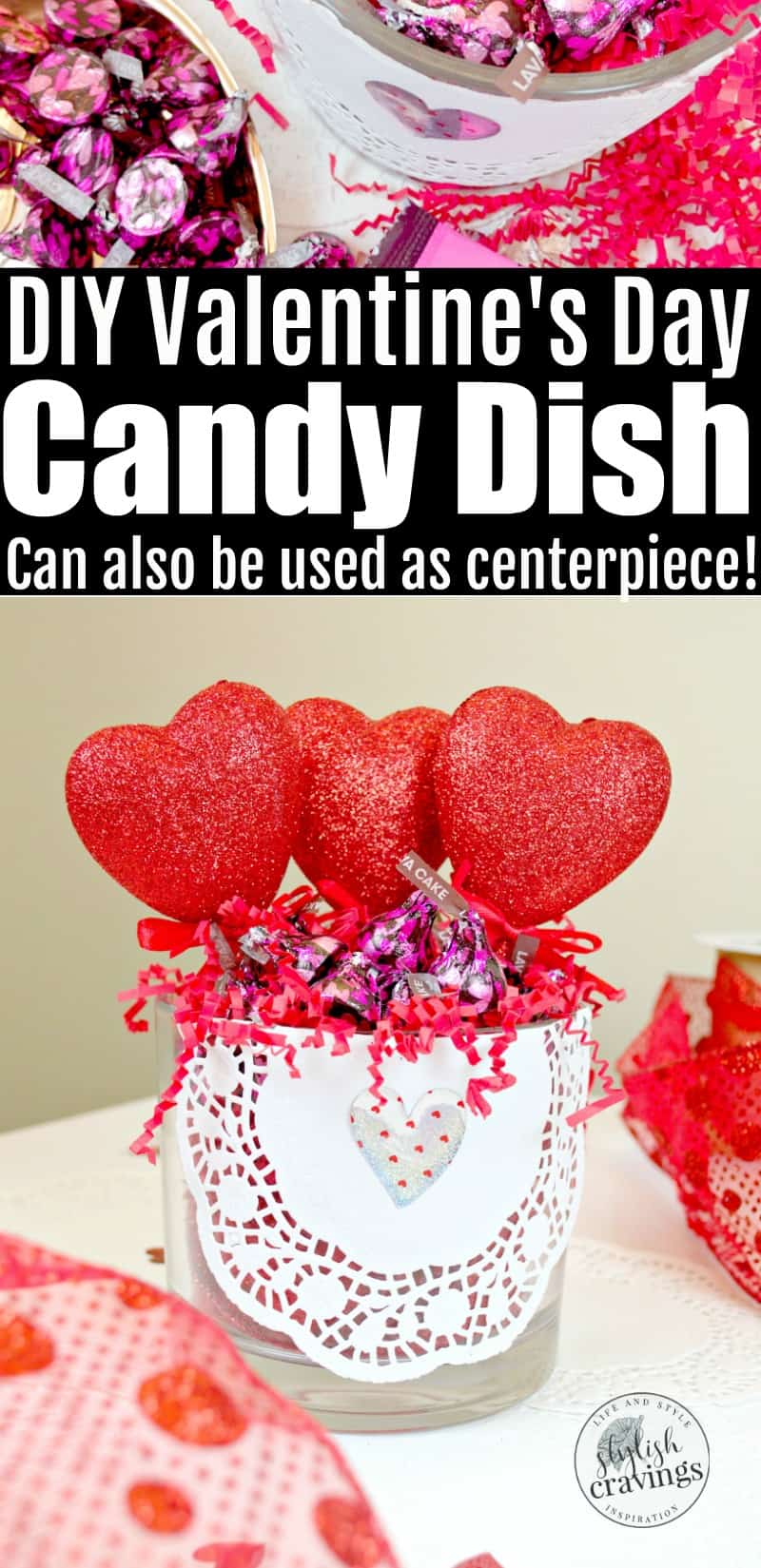 DIY Valentine's Day Candy Dish