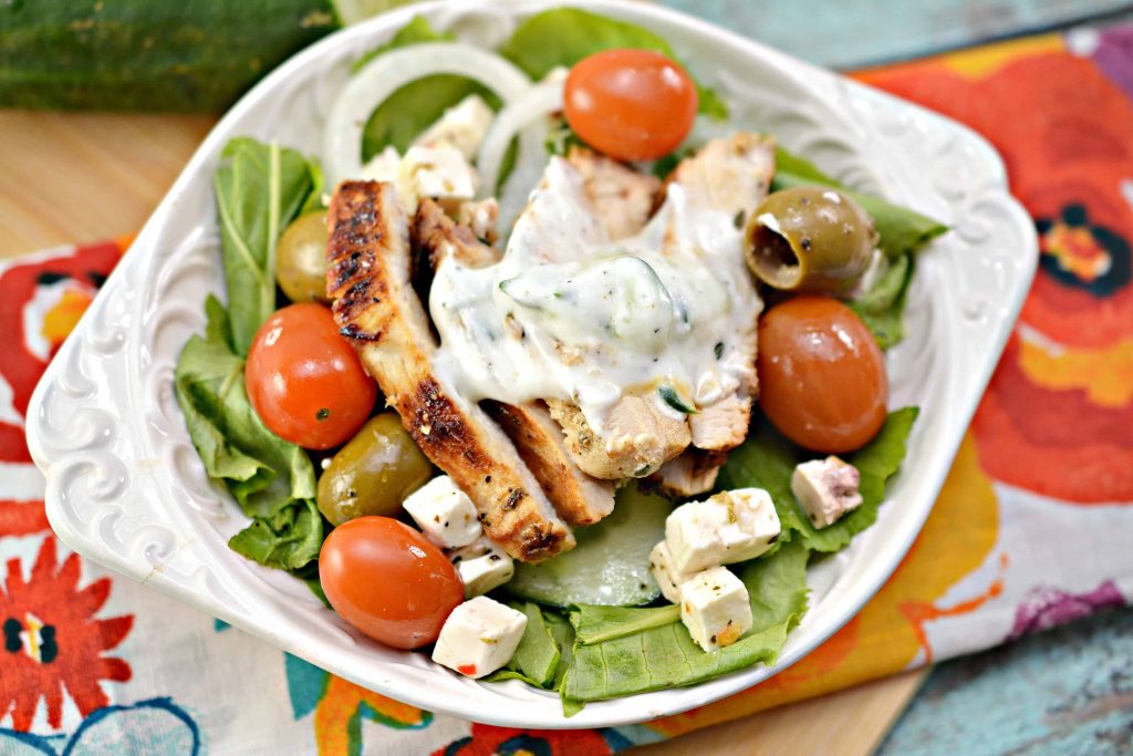 Low Carb Greek Chicken Bowl