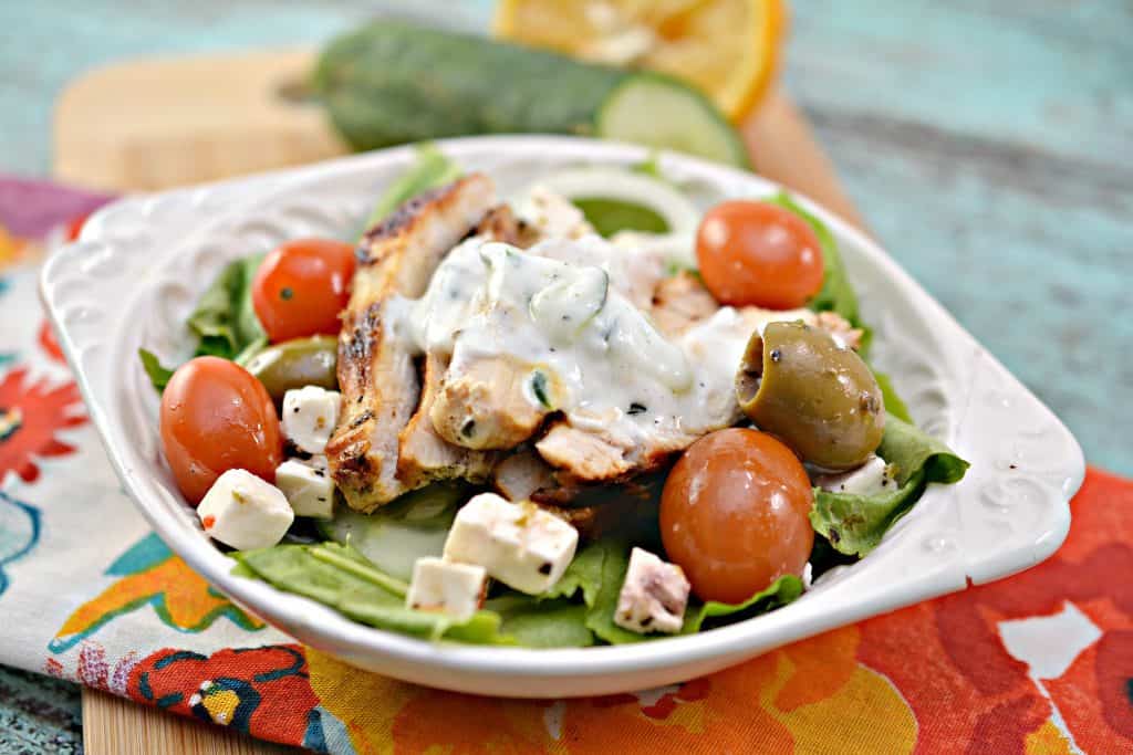 Low Carb Greek Chicken Bowl