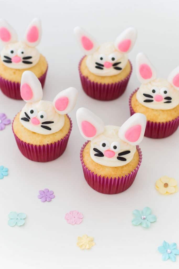 Easter Bunny Cupcakes