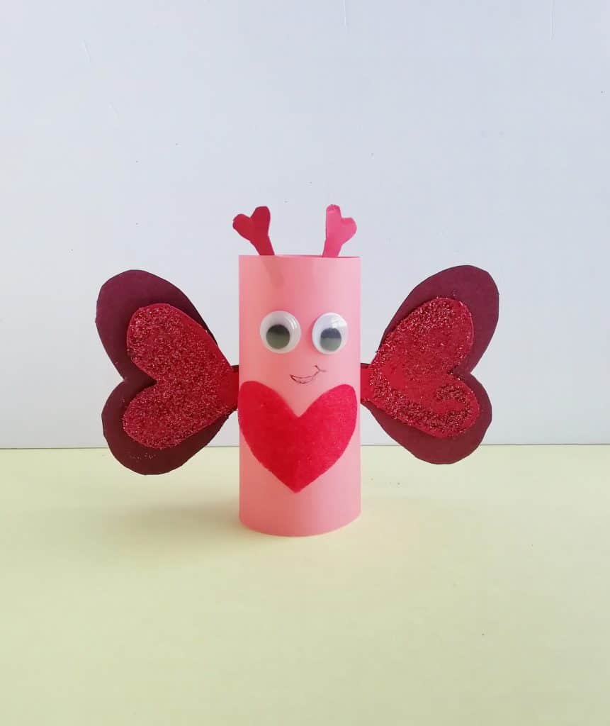 valentine butterfly craft