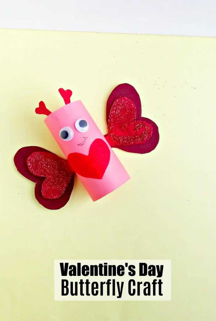 valentine butterfly craft