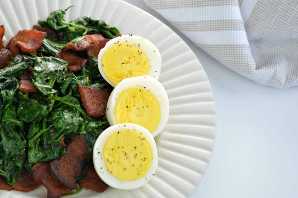 Warm Spinach & Bacon Salad