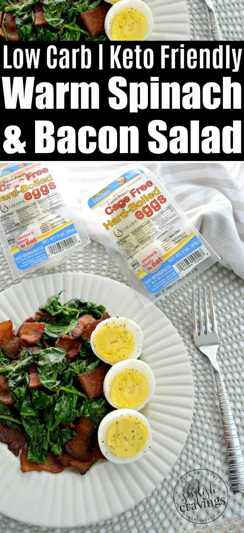 Warm Spinach & Bacon Salad