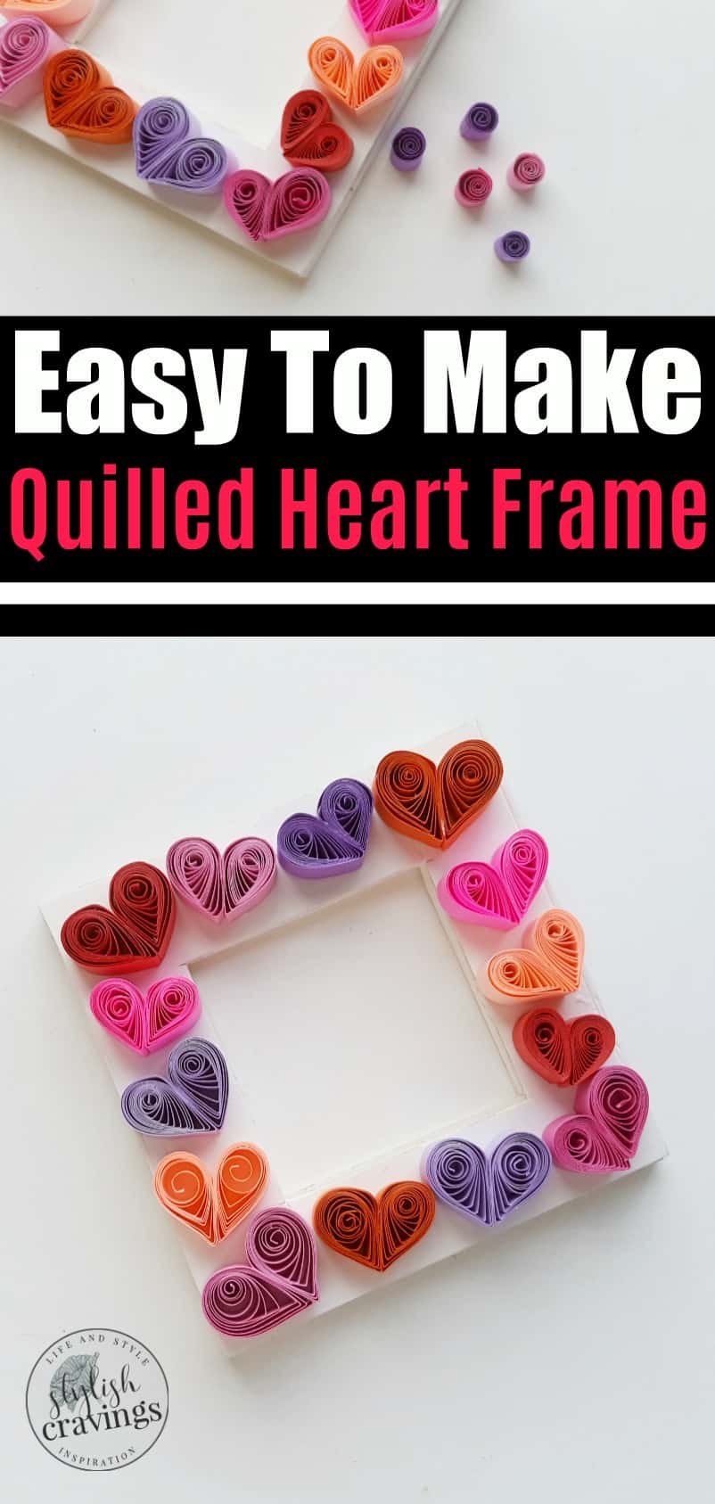 Quilled Heart Frame