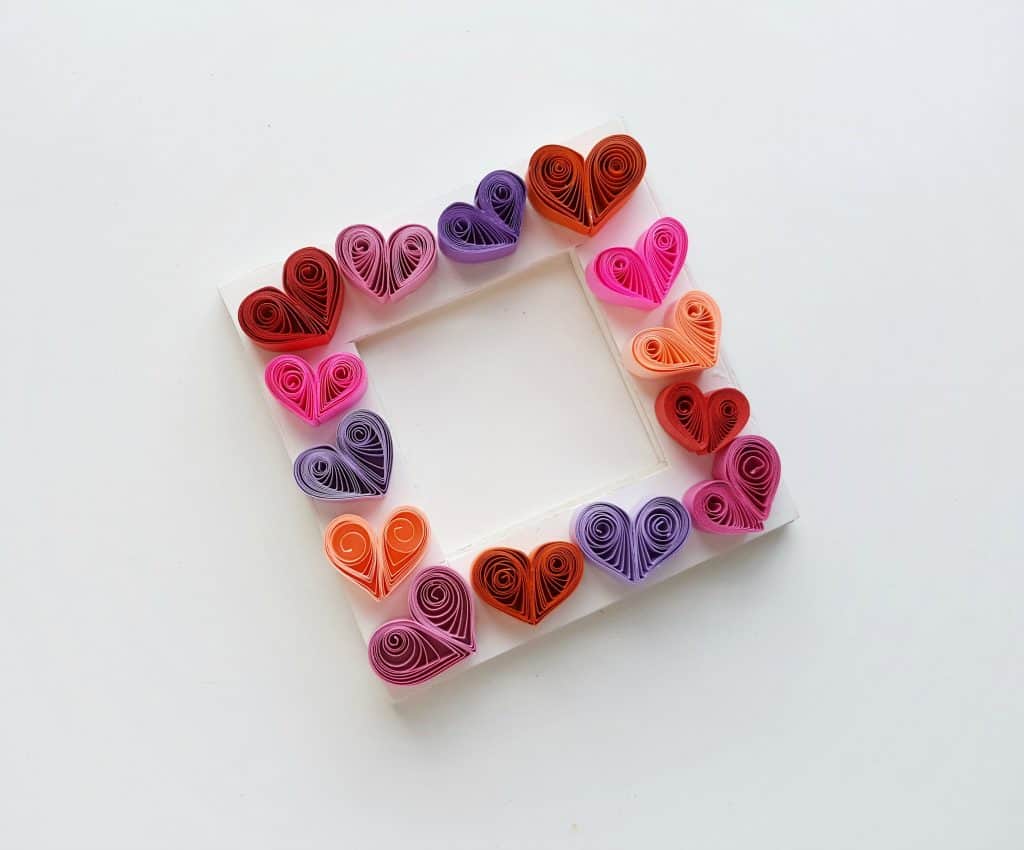 Quilled Heart Frame 