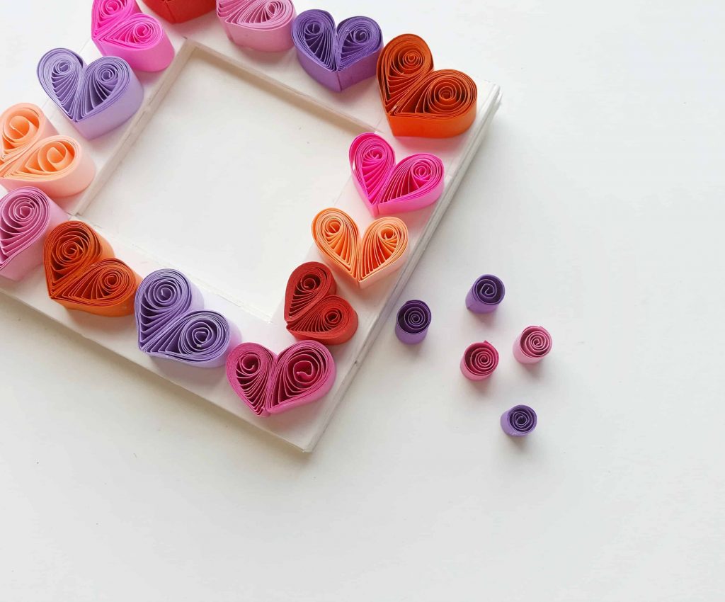 Paper Quilling a Heart