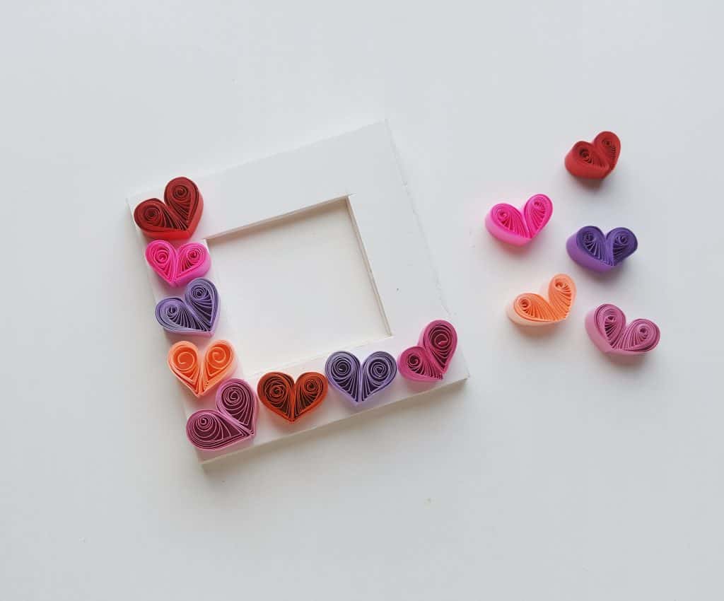 Quilled Heart Frame