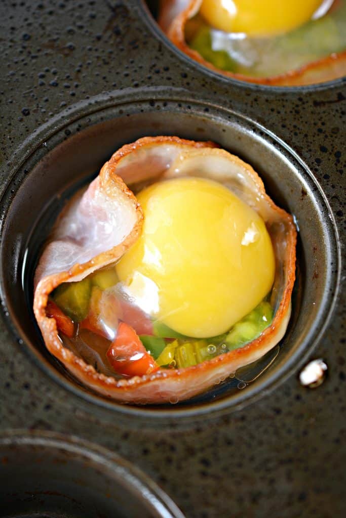 Keto Bacon Egg Cups