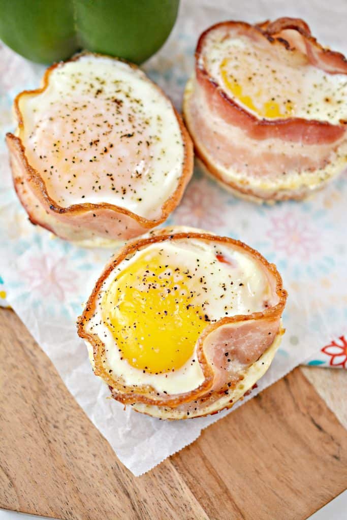 Keto Bacon Egg Cups