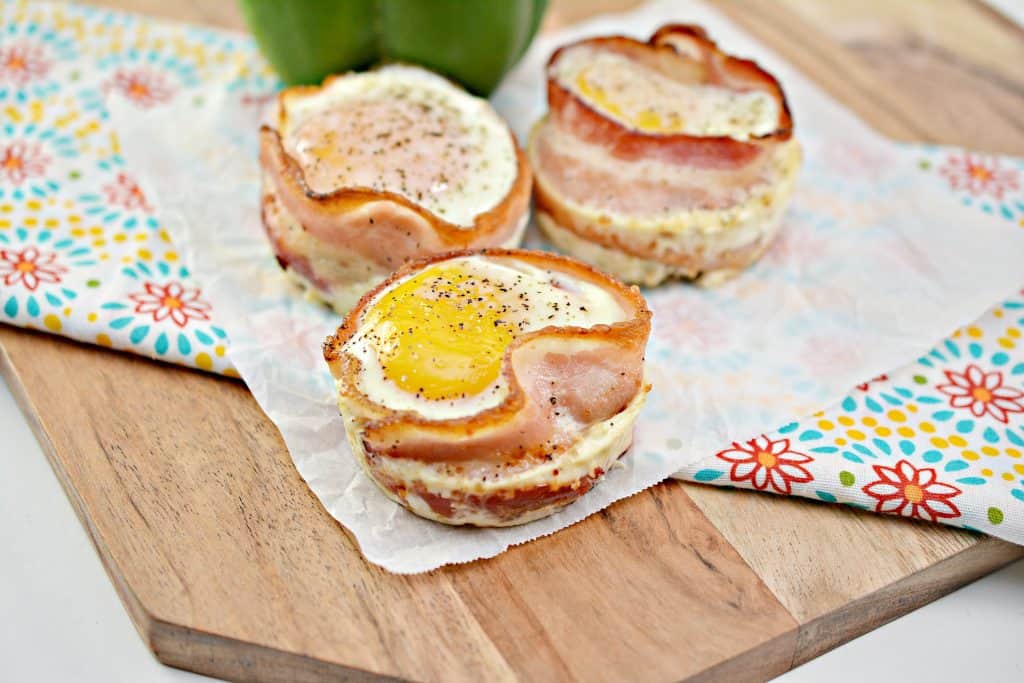 Keto Bacon Egg Cups