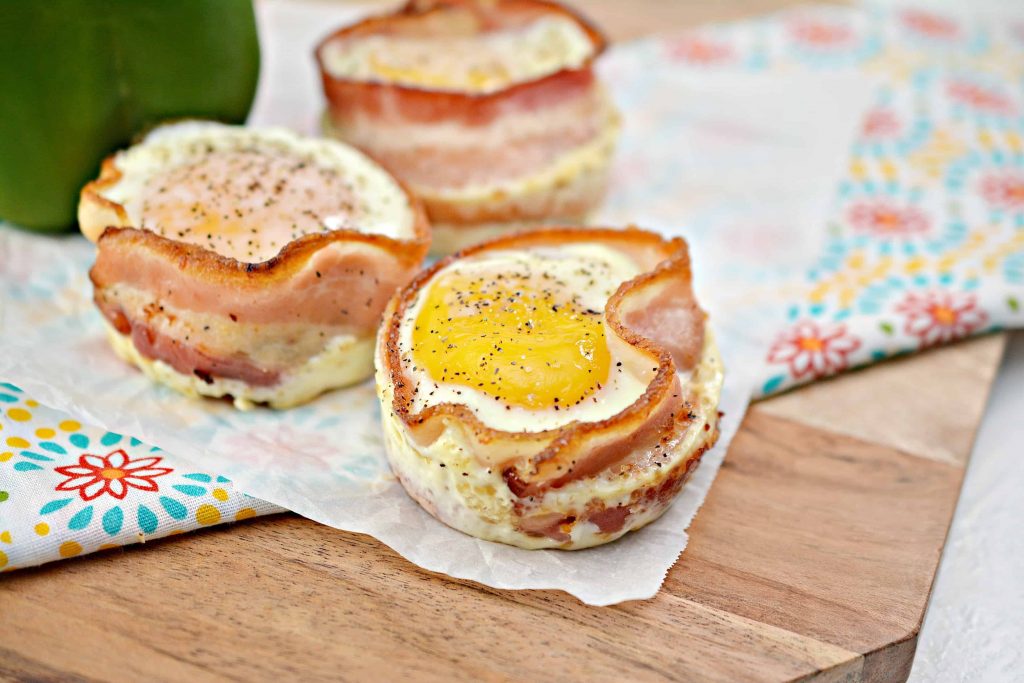 Keto Bacon Egg Cups