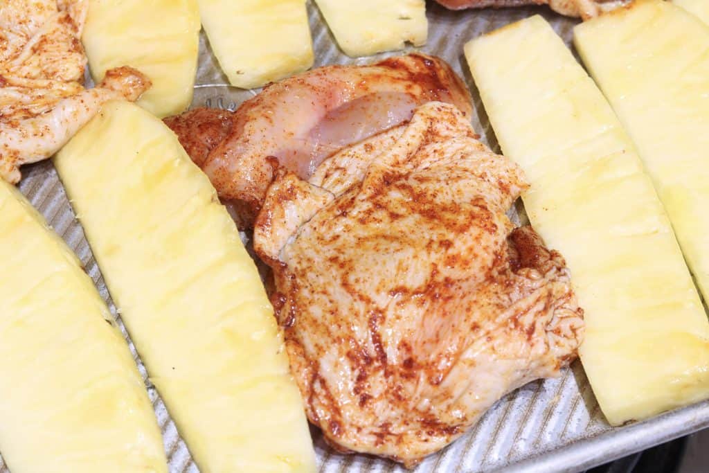 Pineapple Chicken Lettuce Wraps