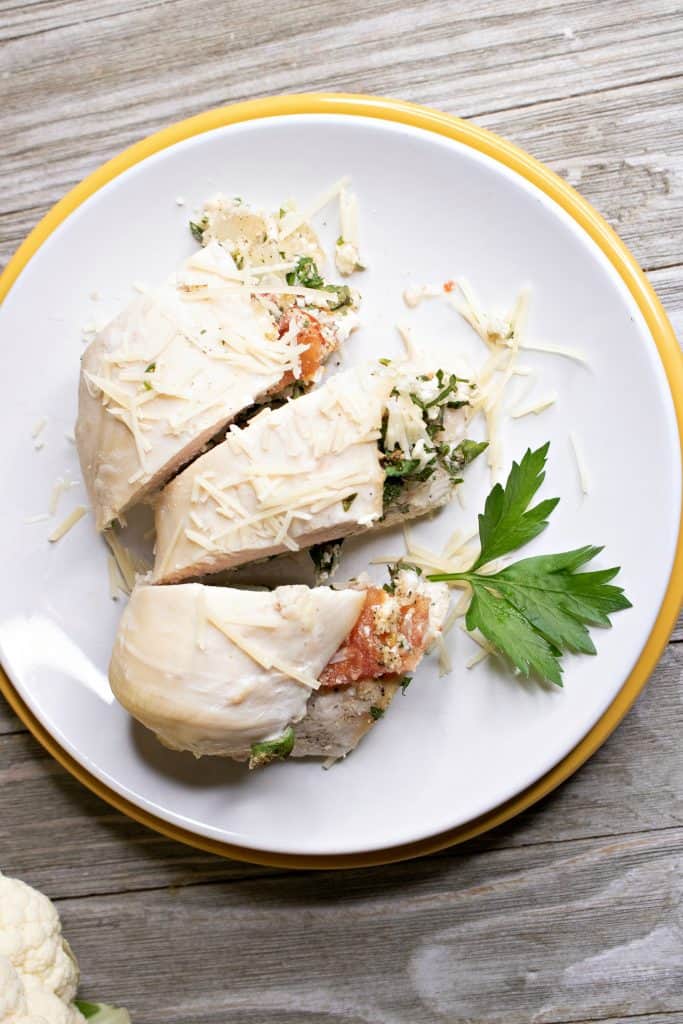 Pico De Gallo Stuffed Chicken