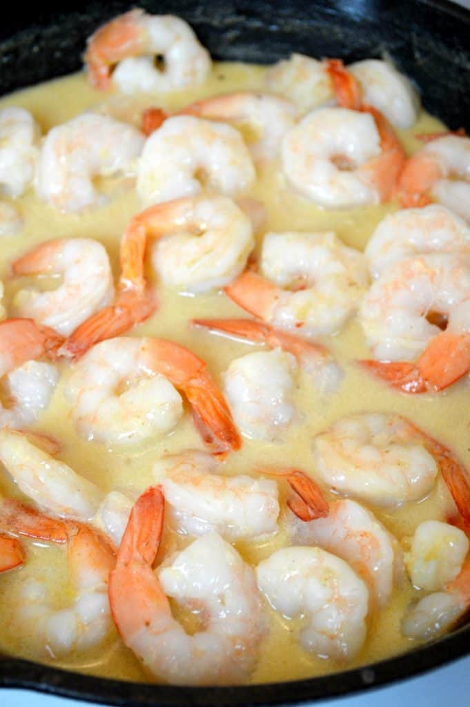 Creamy Lemon Parmesan Shrimp