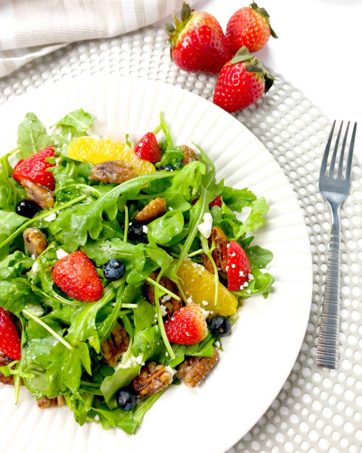 Arugula Berry Citrus Salad