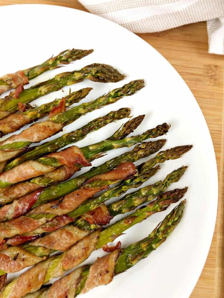 Keto Bacon Wrapped Asparagus