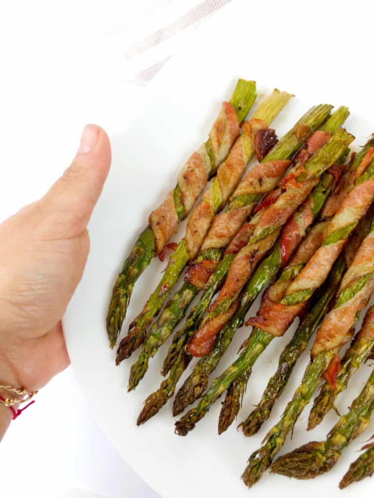 Keto Bacon Wrapped Asparagus