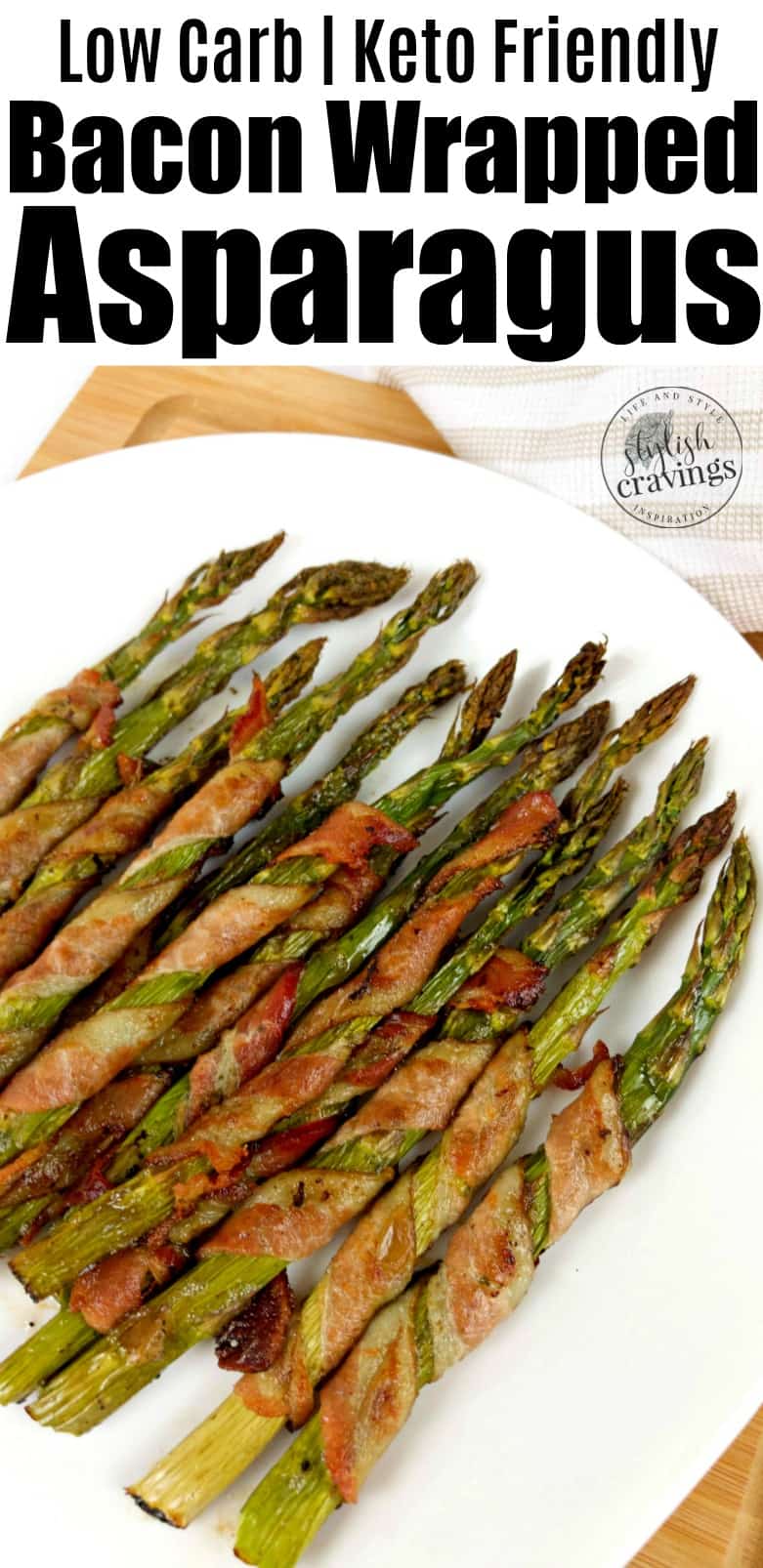 Keto Bacon Wrapped Asparagus