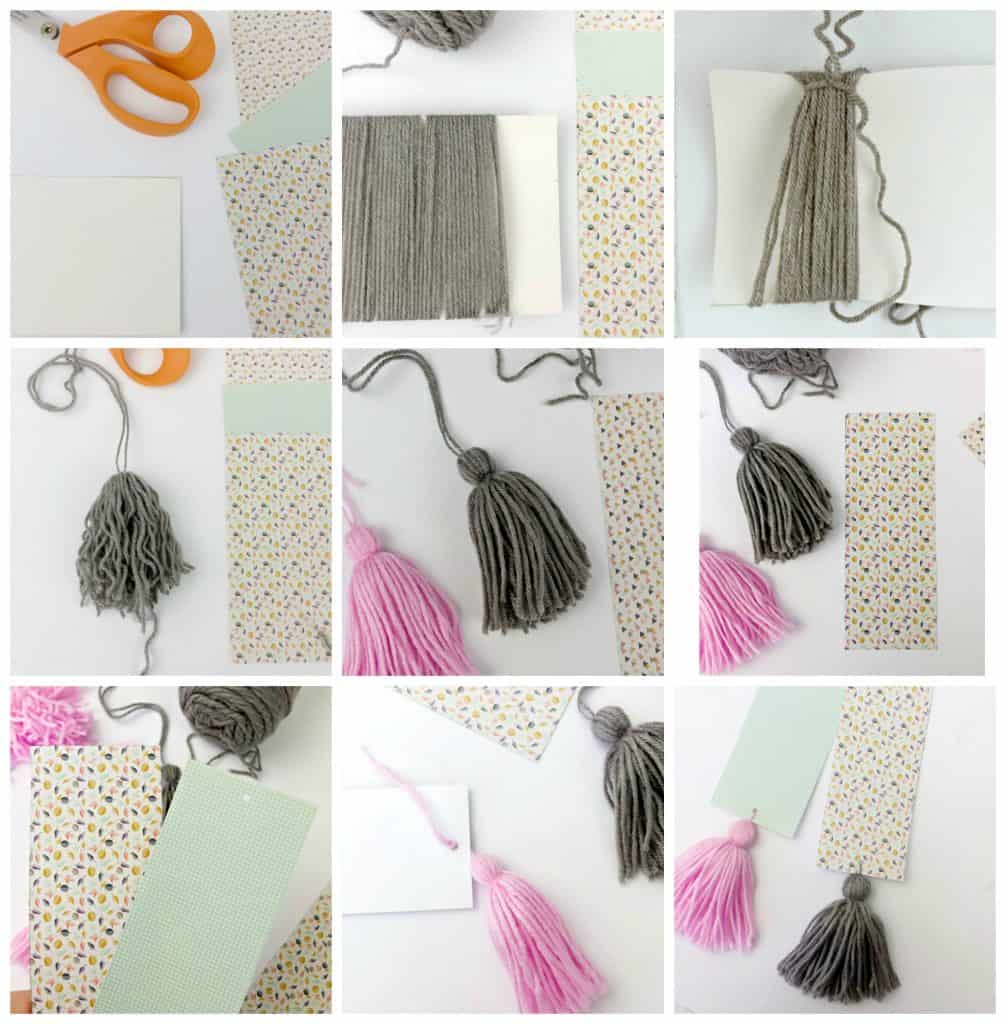 I didn't know how easy it was to make these cute bookmark tassels #tas