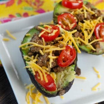 Low Carb Taco Stuffed Avocado