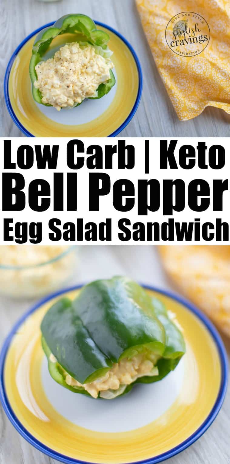 Bell Pepper Egg Salad Sandwich