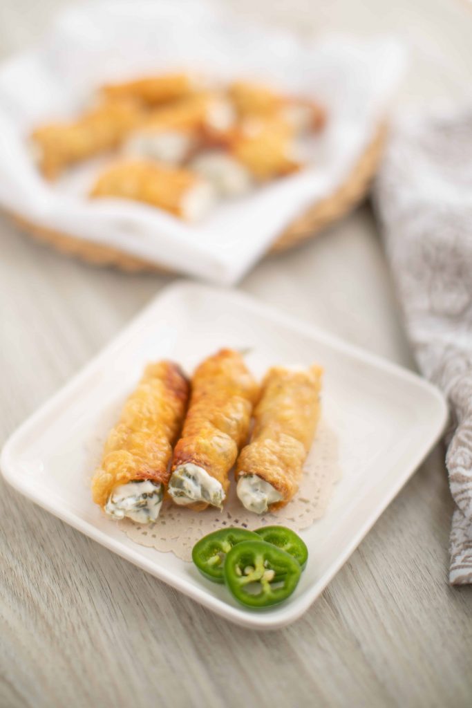 Crispy Chicken Wrapped Jalapeno Poppers