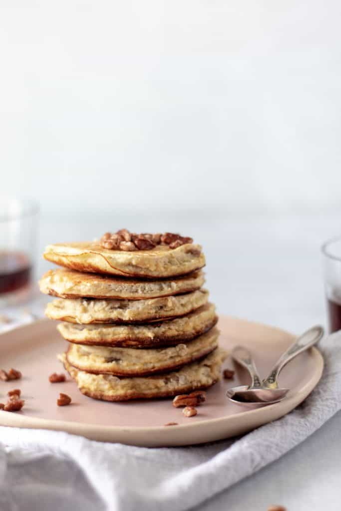 Fluffy Keto Pancakes With Ricotta & Pecans