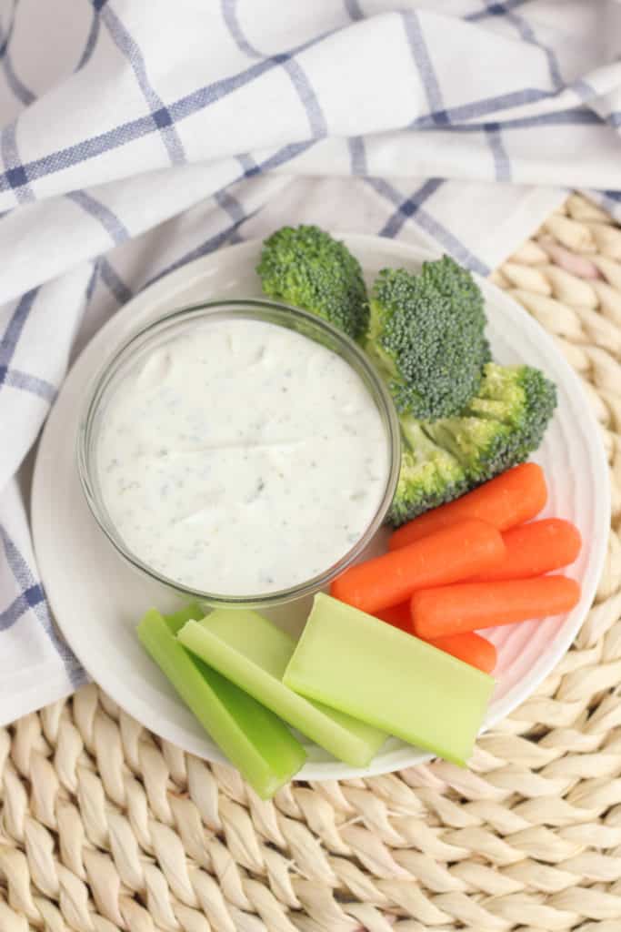 Greek Yogurt Veggie DIp - Stylish Cravings Recipes