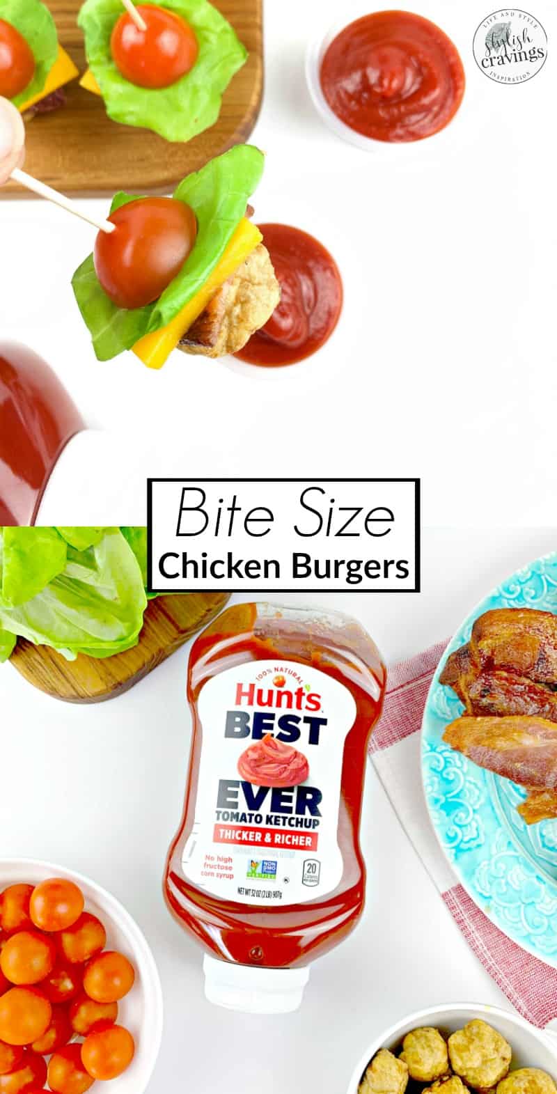 Bite Size Chicken Burgers