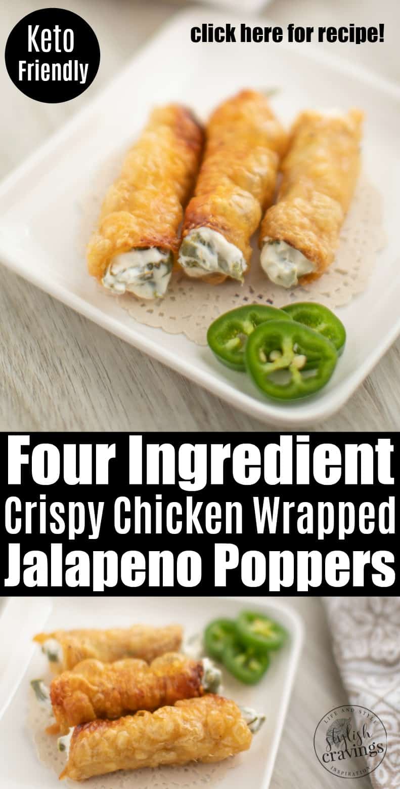 Crispy Chicken Wrapped Jalapeno Poppers