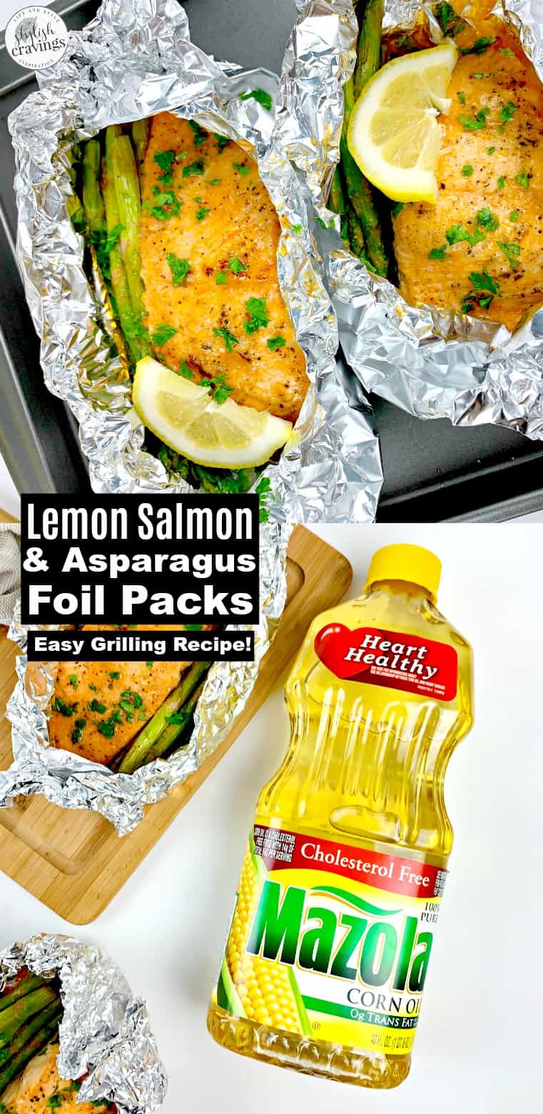 Lemon Salmon & Asparagus Foil Packs