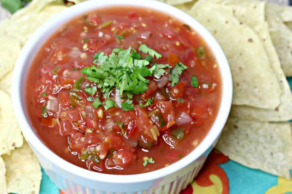 Homemade Restaurant Style Salsa